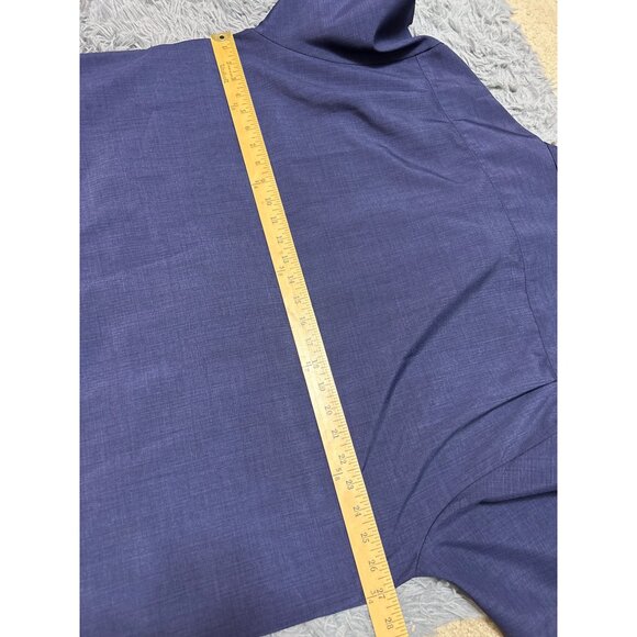 Steady Last Call Mens 3X Bowling Shirt Navy & Gray Geometric Design Martini Glas - Picture 7 of 8